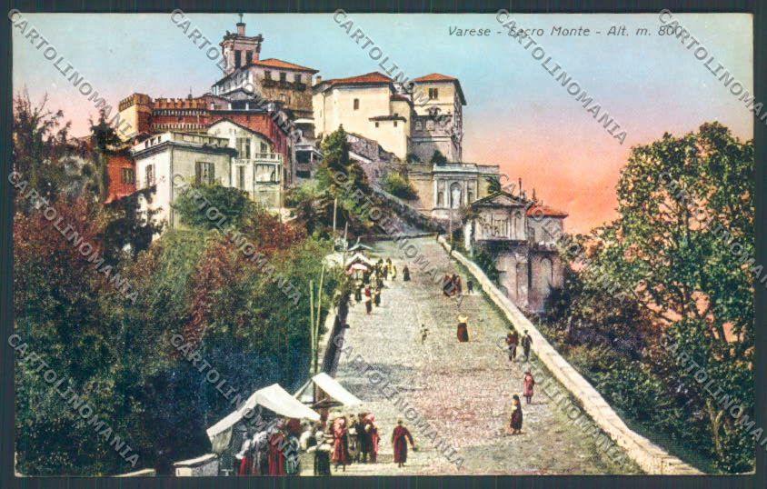 Varese Sacro Monte cartolina LQ6985 – fronte