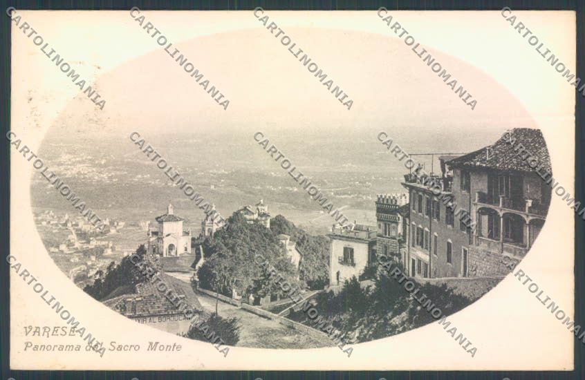 Varese Sacro Monte cartolina LQ6987 – fronte