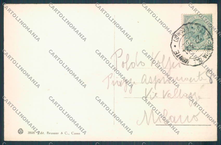Varese Sacro Monte cartolina LQ6987 – retro