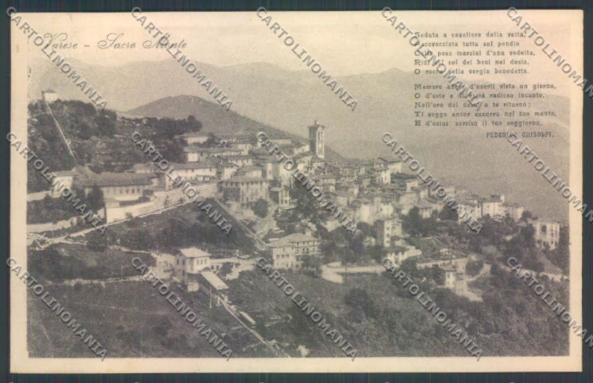 Varese Sacro Monte cartolina LQ6989 – fronte