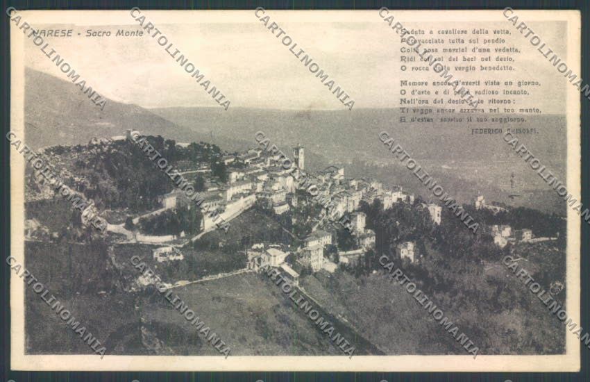 Varese Sacro Monte cartolina LQ6991 – fronte