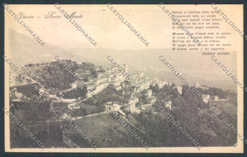 Varese Sacro Monte cartolina LQ6992 – fronte