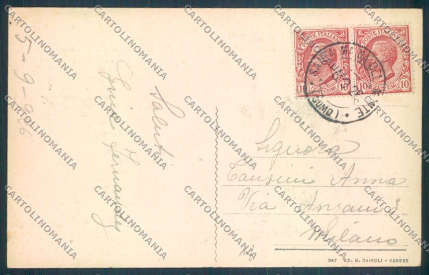 Varese Sacro Monte cartolina LQ6992 – retro
