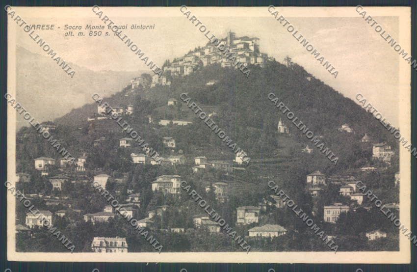 Varese Sacro Monte cartolina LQ6993 – fronte