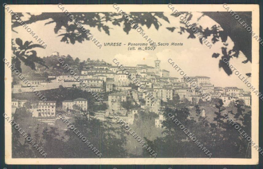 Varese Sacro Monte cartolina LQ6997 – fronte
