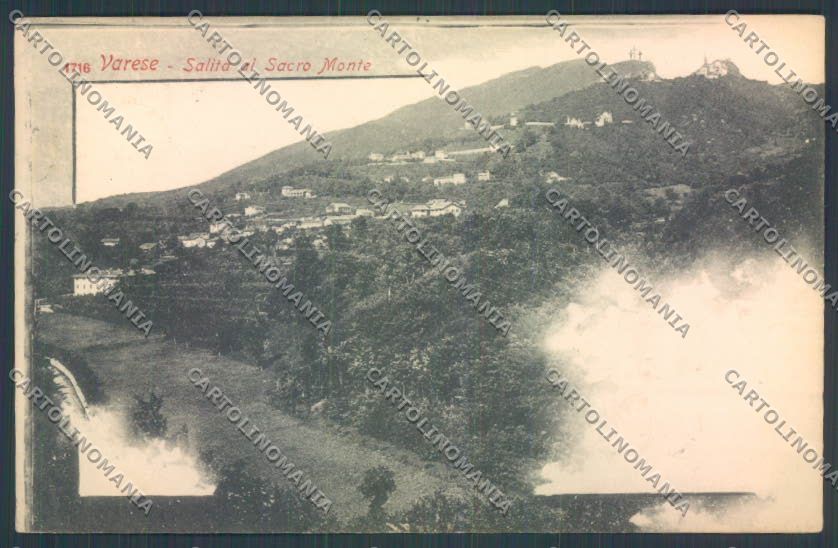 Varese Sacro Monte cartolina LQ7001 – fronte