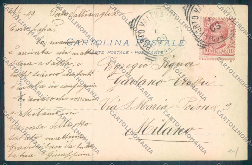 Varese Sacro Monte cartolina LQ7001 – retro