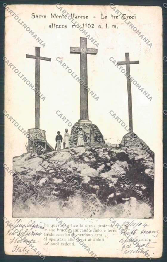 Varese Sacro Monte STRAPPINO cartolina LQ7010 – fronte