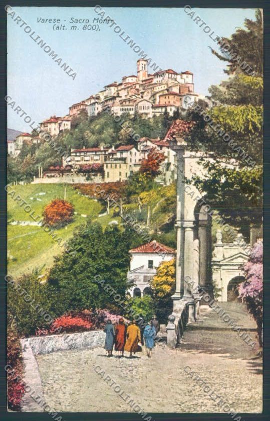 Varese Sacro Monte cartolina LQ7018 – fronte