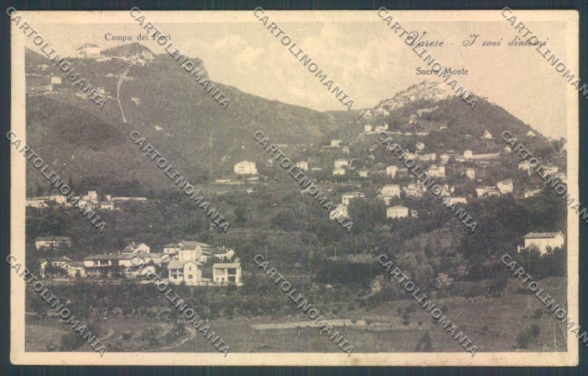 Varese Sacro Monte cartolina LQ7021 – fronte