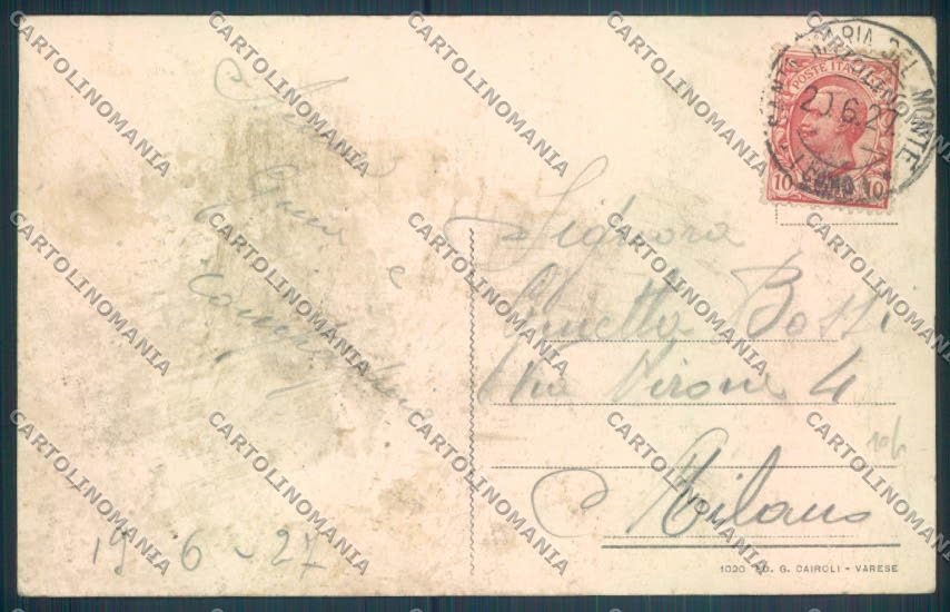 Varese Sacro Monte cartolina LQ7021 – retro