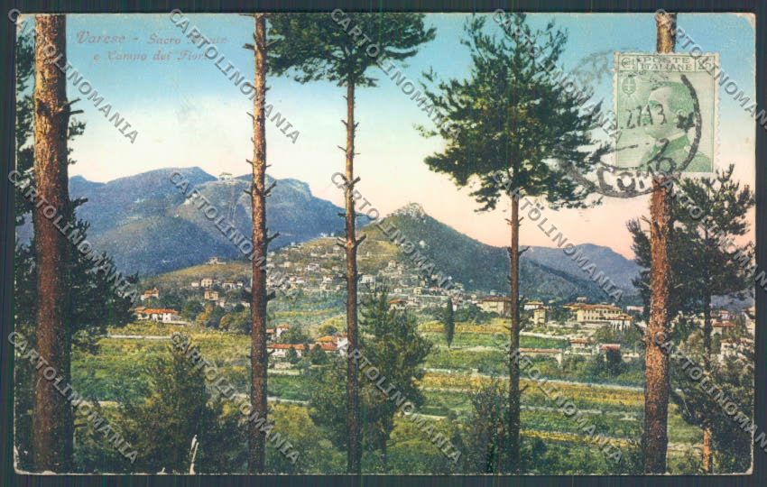 Varese Sacro Monte cartolina LQ7023 – fronte