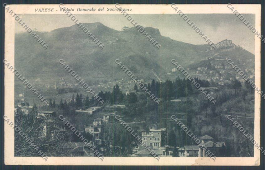Varese Sacro Monte PIEGHINE cartolina LQ7024 – fronte
