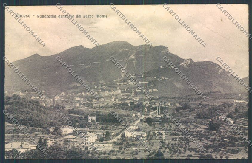 Varese Sacro Monte PIEGA cartolina LQ7026 – fronte