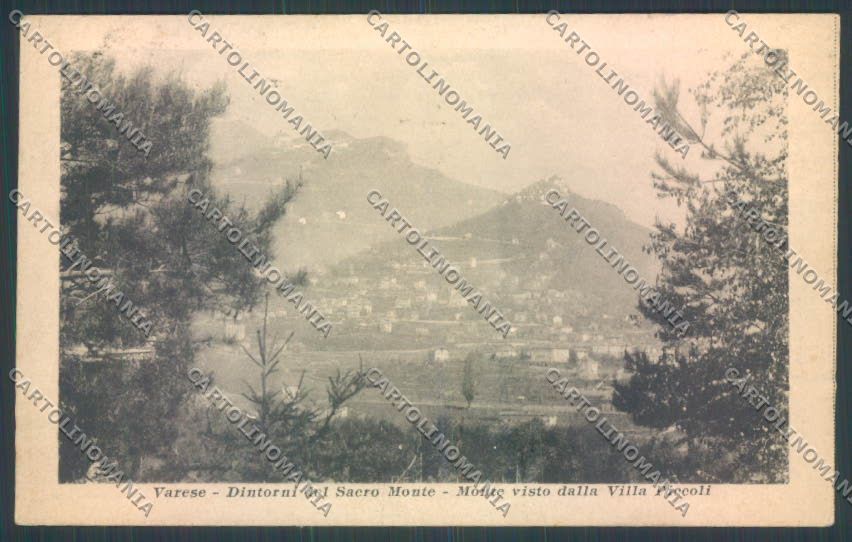 Varese Sacro Monte cartolina LQ7029 – fronte
