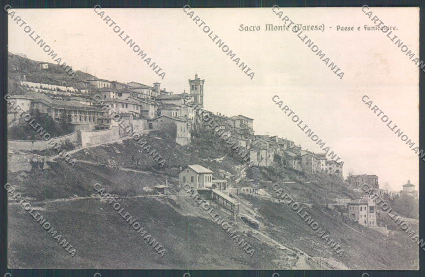 Varese Sacro Monte Funicolare cartolina LQ7032 – fronte