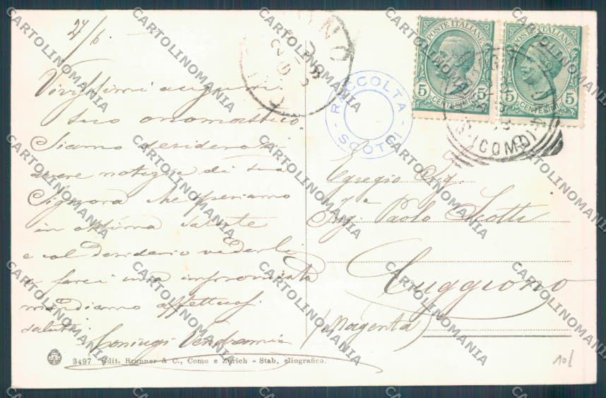 Varese Sacro Monte Funicolare cartolina LQ7032 – retro