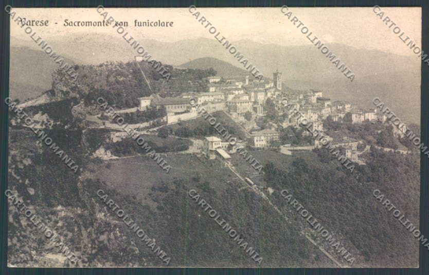 Varese Sacro Monte Funicolare cartolina LQ7034 – fronte