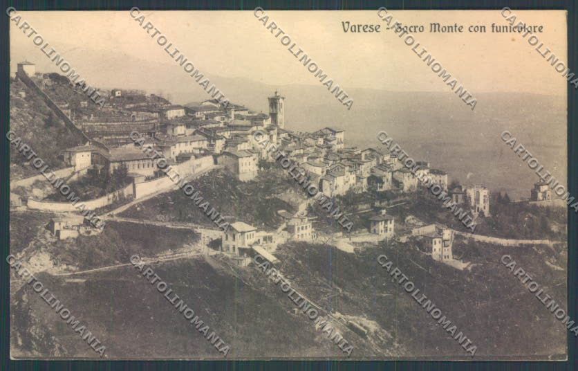 Varese Sacro Monte Funicolare cartolina LQ7035 – fronte