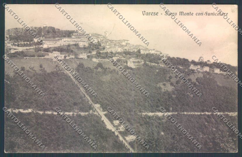 Varese Sacro Monte Funicolare cartolina LQ7036 – fronte