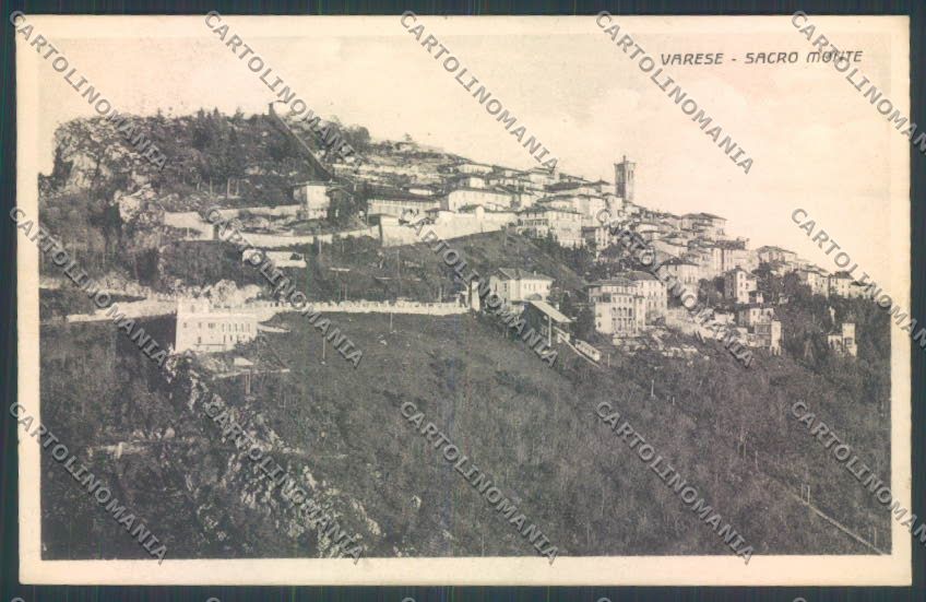 Varese Sacro Monte Funicolare cartolina LQ7037 – fronte
