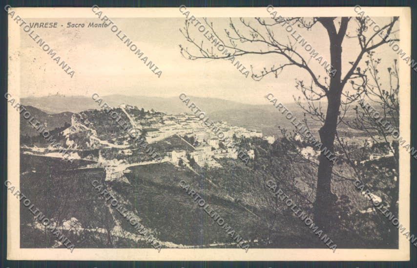 Varese Sacro Monte cartolina LQ7039 – fronte