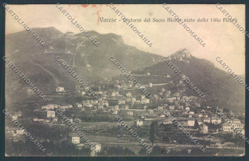 Varese Sacro Monte cartolina LQ7042 – fronte