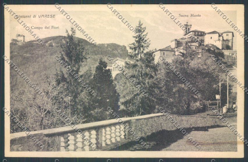 Varese Sacro Monte cartolina LQ7044 – fronte