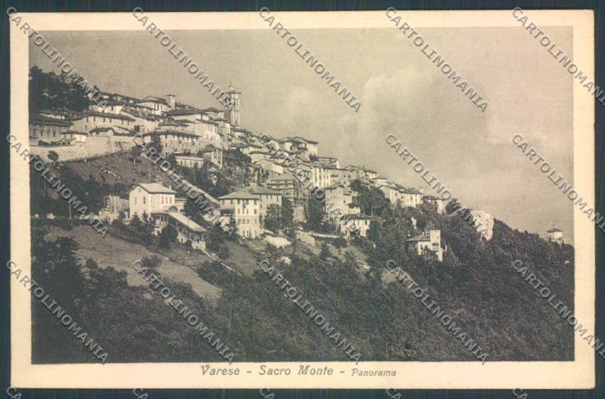 Varese Sacro Monte cartolina LQ7048 – fronte