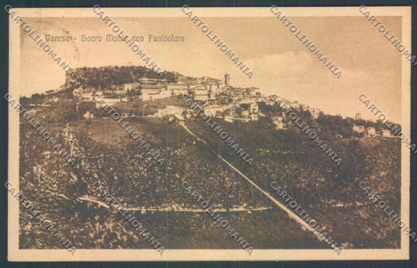 Varese Sacro Monte Funicolare cartolina LQ7050 – fronte