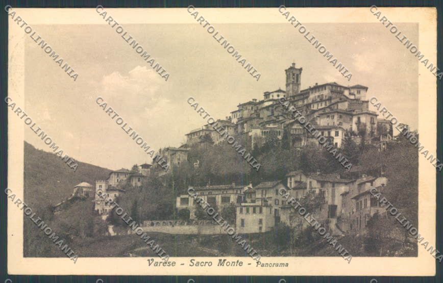 Varese Sacro Monte cartolina LQ7051 – fronte