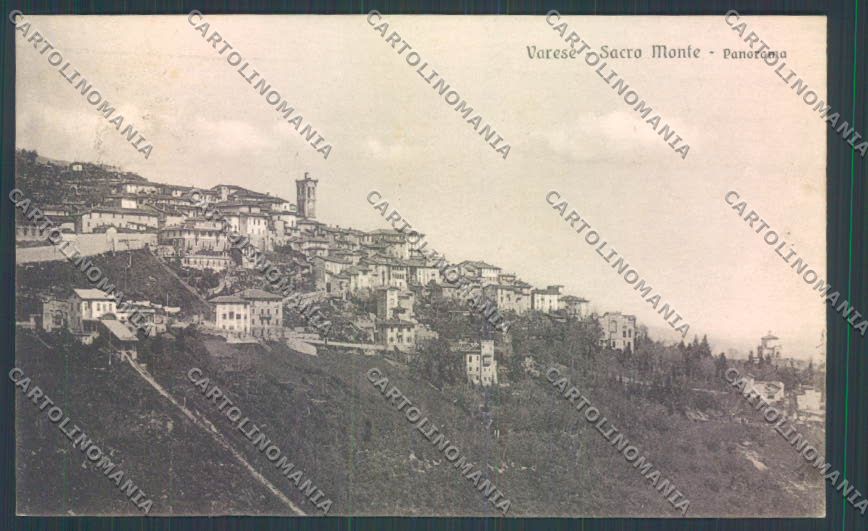Varese Sacro Monte cartolina LQ7053 – fronte