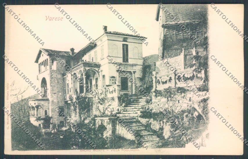 Varese Sacro Monte cartolina LQ7055 – fronte