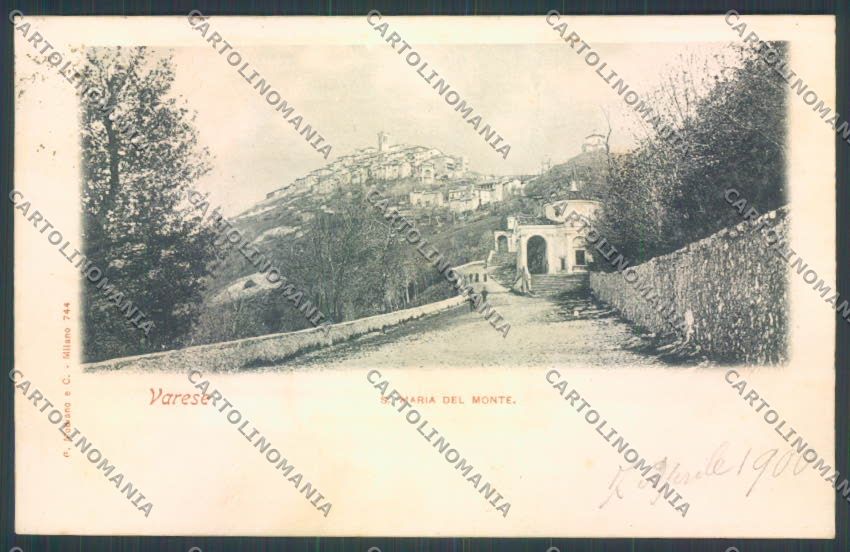 Varese Sacro Monte cartolina LQ7056 – fronte