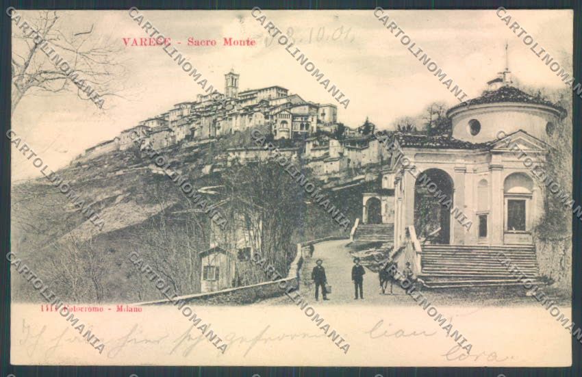 Varese Sacro Monte cartolina LQ7058 – fronte