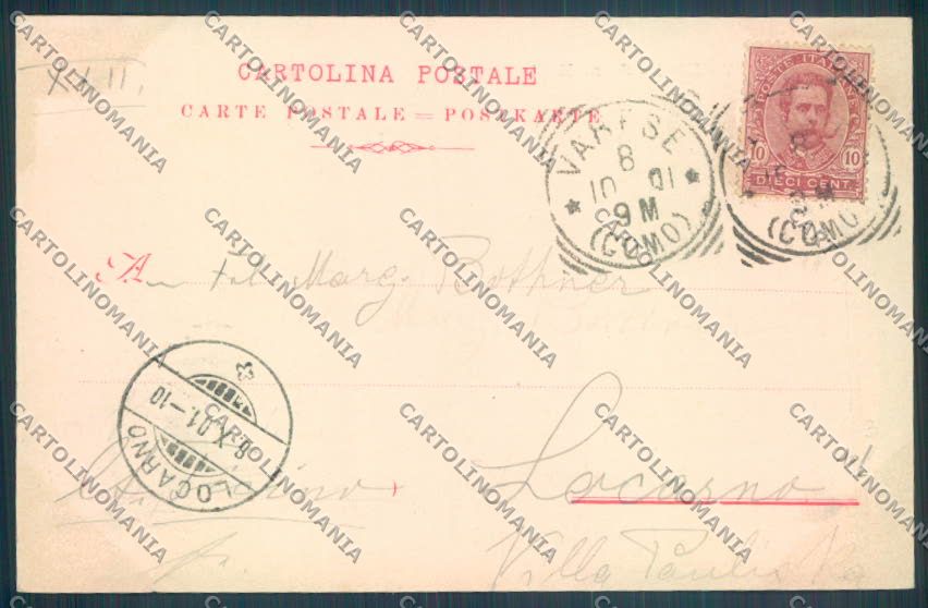 Varese Sacro Monte cartolina LQ7058 – retro