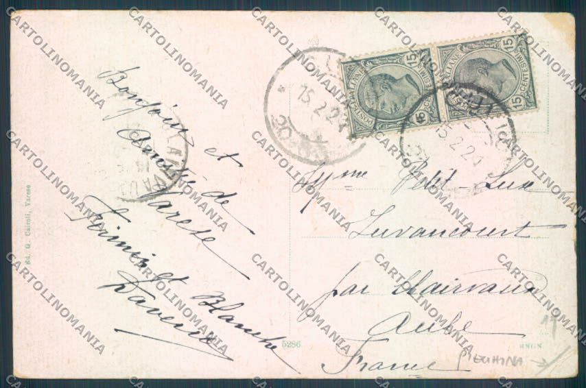 Varese Sacro Monte PIEGHINA cartolina LQ7060 – retro