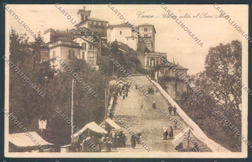 Varese Sacro Monte cartolina LQ7062 – fronte