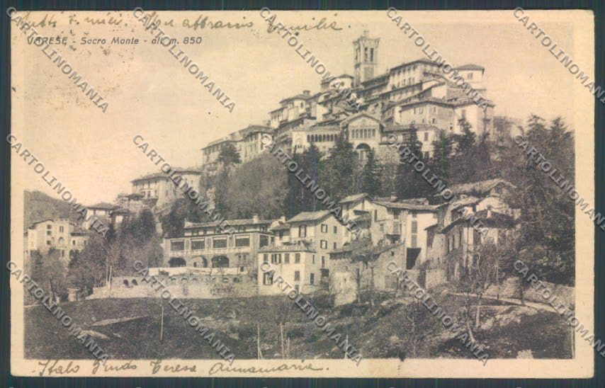 Varese Sacro Monte cartolina LQ7063 – fronte
