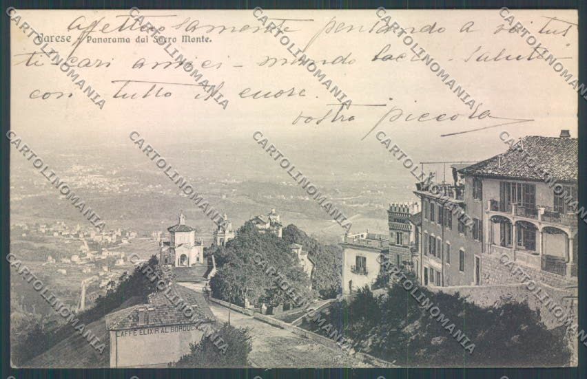 Varese Sacro Monte cartolina LQ7066 – fronte