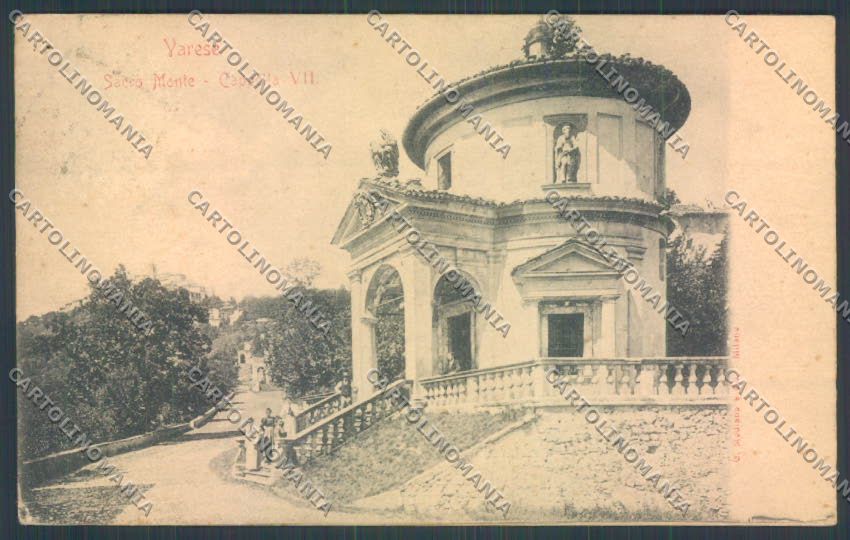Varese Sacro Monte cartolina LQ7069 – fronte