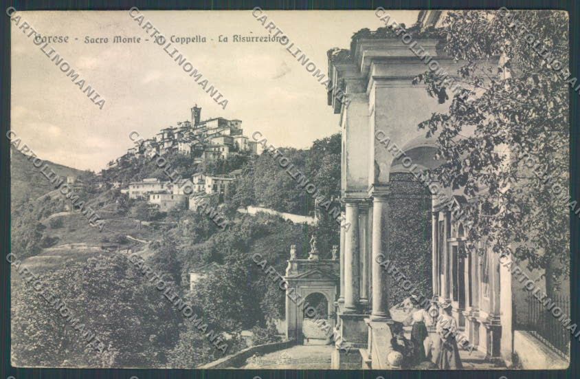 Varese Sacro Monte cartolina LQ7073 – fronte