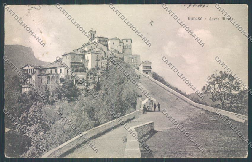 Varese Sacro Monte cartolina LQ7076 – fronte