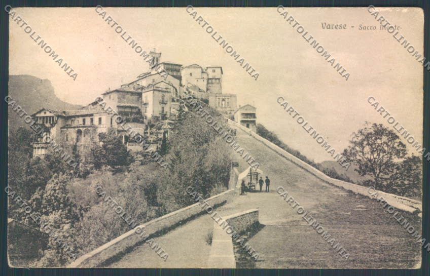 Varese Sacro Monte ABRASA cartolina LQ7077 – fronte