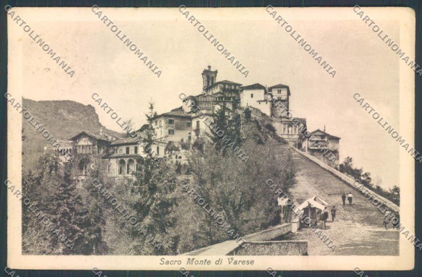 Varese Sacro Monte cartolina LQ7079 – fronte