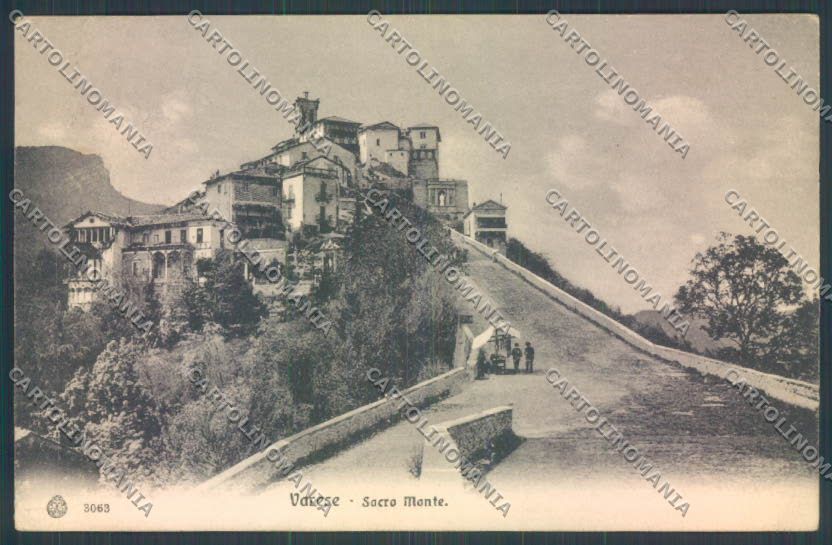 Varese Sacro Monte cartolina LQ7080 – fronte