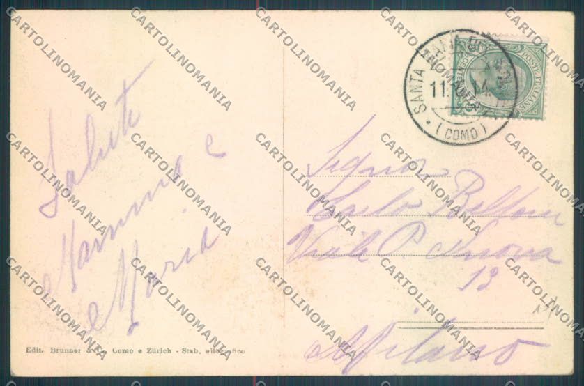 Varese Sacro Monte cartolina LQ7080 – retro