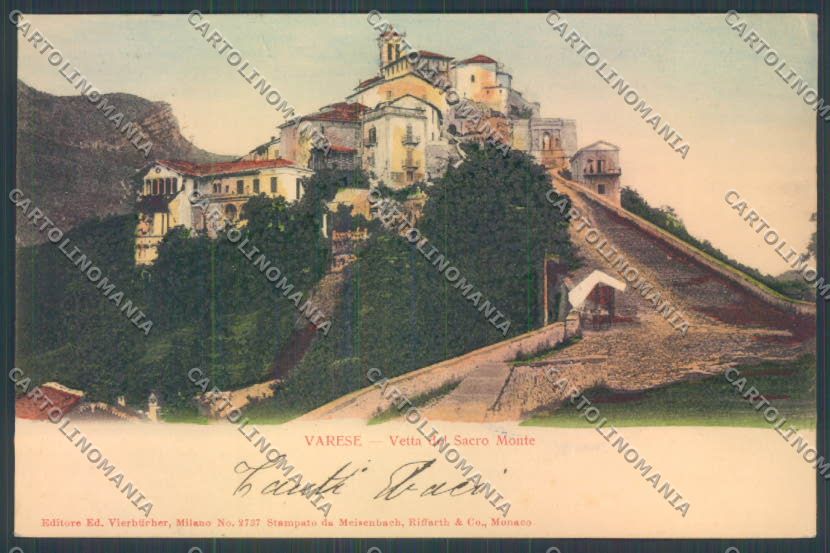 Varese Sacro Monte cartolina LQ7081 – fronte