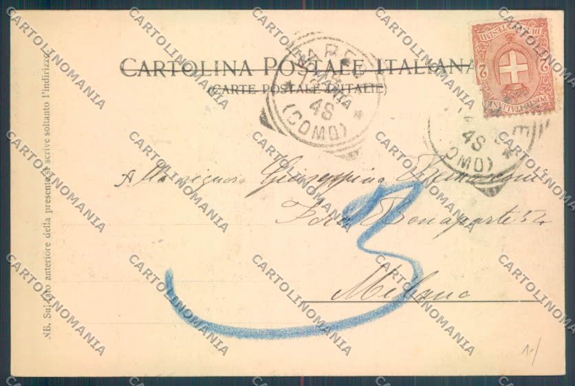 Varese Sacro Monte cartolina LQ7081 – retro