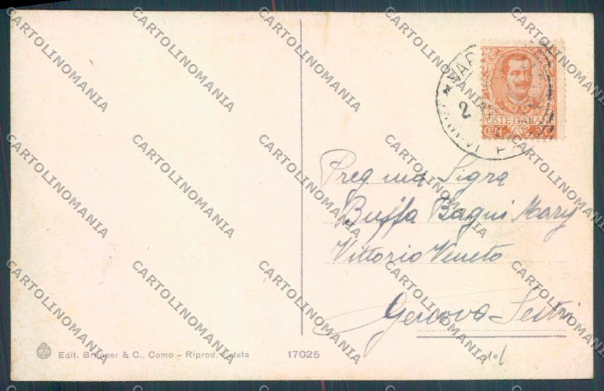 Varese Sacro Monte cartolina LQ7083 – retro